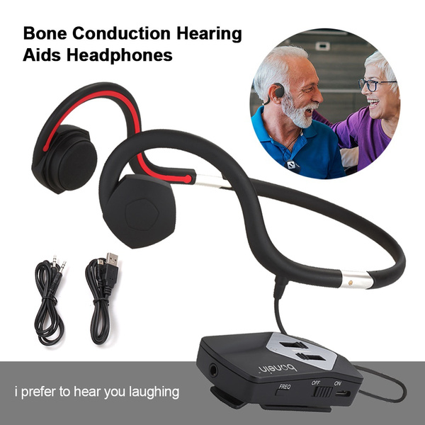 BN803 Hearing Aid Charging Bone Conduction Headphones Bluetooth 5.0