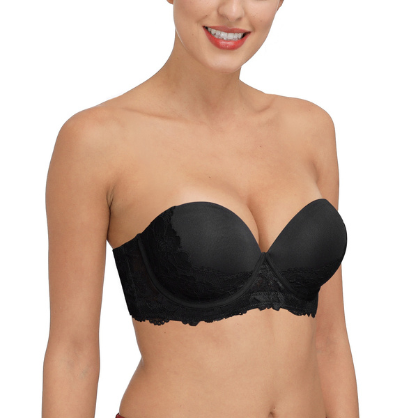 Women's Push Up Strapless Thick Padded Convertible Bras Multiway