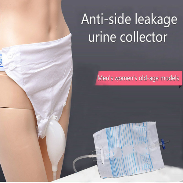 Silicone Urine Collector Incontinence Underwear for Man Woman Elder  Reusable Portable