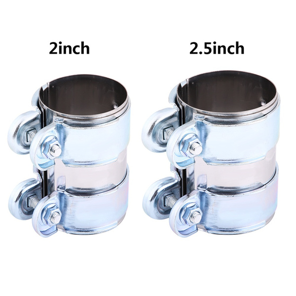 SS304 Mild Steel Turbo Exhaust Pipe Clamp Downpipe Down Catback Muffler