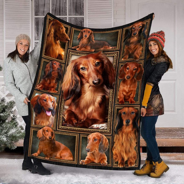sausage dog fleece