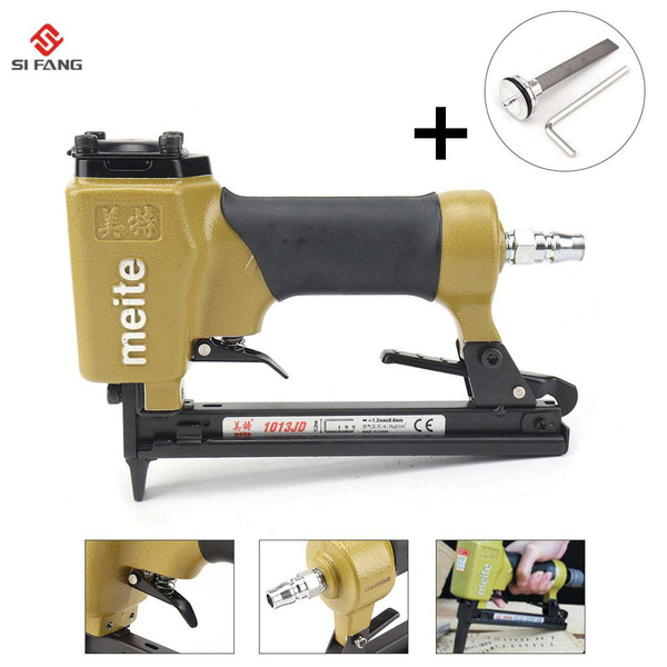 Air Powered Nail Staple Gun Pneumatic Pin Nailer Stapler Upholstery DIY