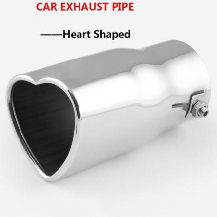 heart shaped tail pipe