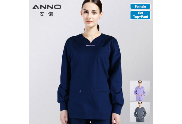 Anno Summer Nurse Uniform Female Form Scrub Suit Health And Beauty