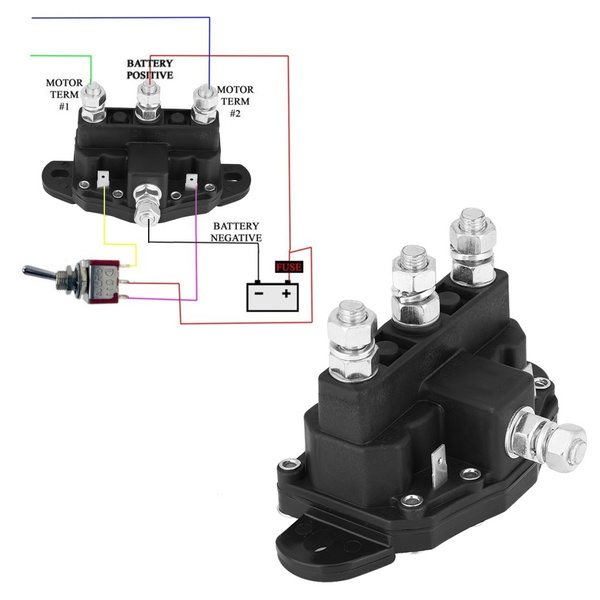12 Volt Reversing Solenoid Relay Winch Motor,Winch Solenoid,Solenoid Switch Solenoid Switch Relay 214 Motor Relay Winch Reversing Solenoid Switch 214 06 214 214 1211