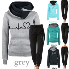 Fashion, pullover hoodie, pants, Casual