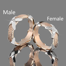 Couple Rings, ringsformen, DIAMOND, Rose Gold Ring