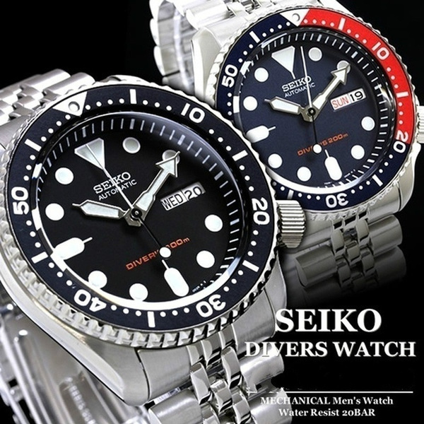 New High quality Seiko Men s Classic Sub mariner Quartz Watch SKX009KD Men s SEIKO Watches Reimportation Overseas Model