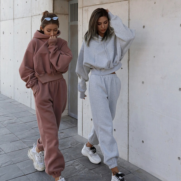 Womens winter hot sale sweat suits