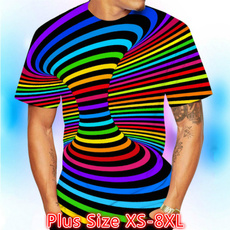 rainbow, Printed T Shirts, Graphic T-Shirt, men clothing
