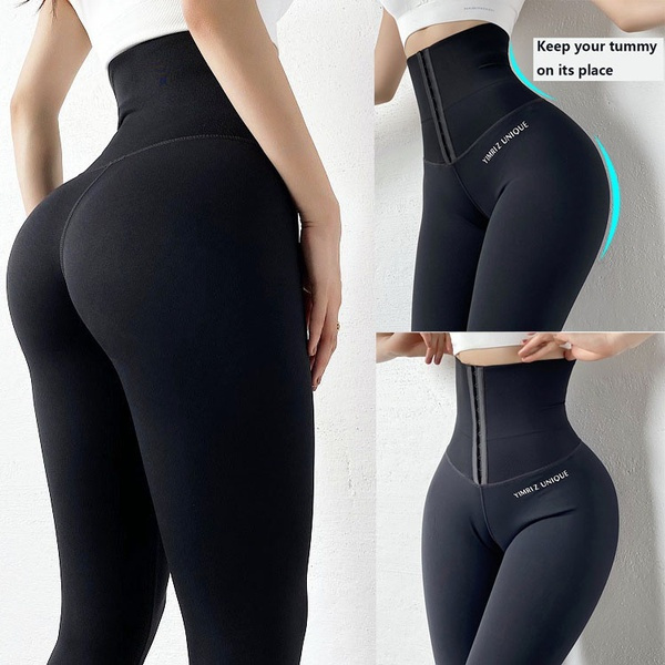Women Corset Yoga Pants High Waist Tummy Control Slim Fitness Butt Lift Leggins