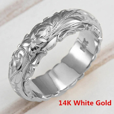 White Gold, Flowers, Jewelry, Gifts