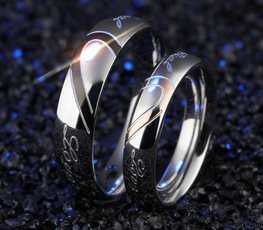 Sterling, Couple Rings, Romantic, Silver Ring