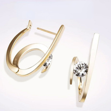 Moda, gold, wedding earrings, Earring
