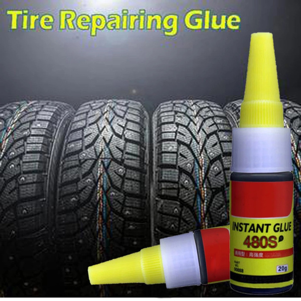 Black Tire Repair Glue Rubber Strong Adhesive  