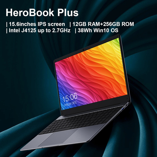 CHUWI New 15.6 inch IPS Screen Laptop HeroBook Plus 12GB LPDDR4+256GB ...