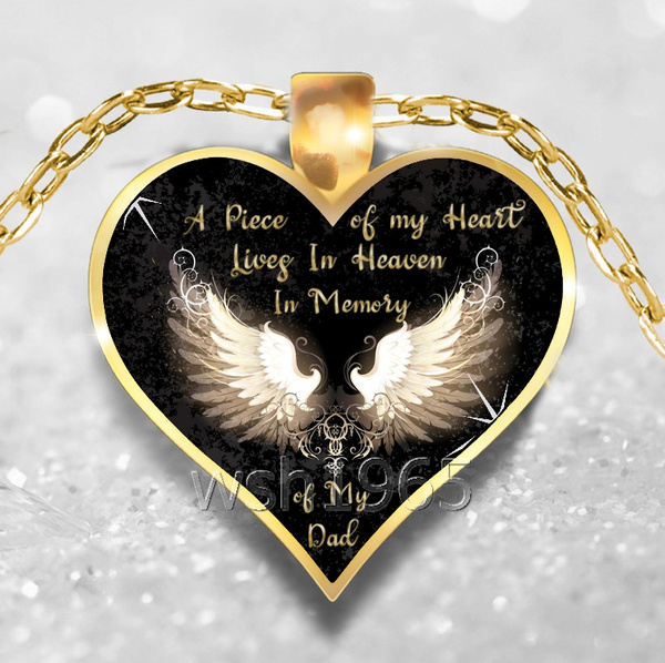 MYPOWER Dad In My Heart Stainless Steel Memorial Urn Necklace For Ashes For  Dad CrematioN Jewelry Keepsake Pendant,1 | Amazon.com