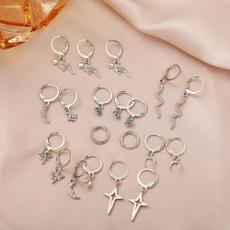 Sterling, Gemstone Earrings, vintage earrings, Stud Earring