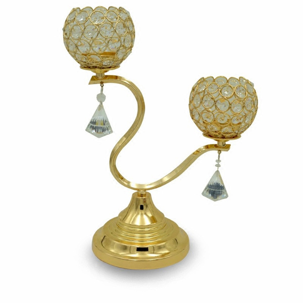 Crystal Candle Holders, Elegant Luxurious Crystal Candlesticks