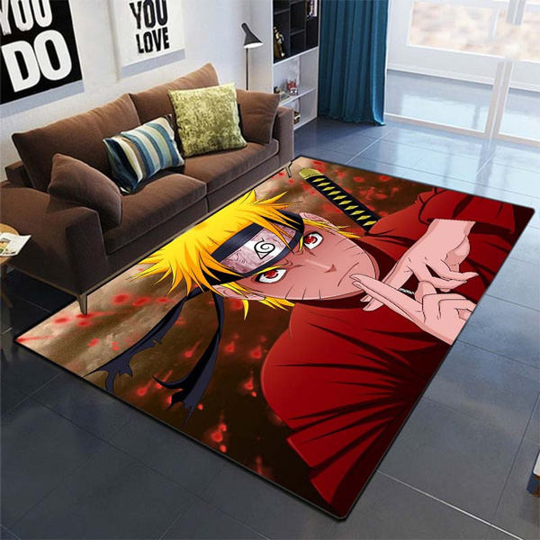 Naruto Sasuke Akatsuki sharingan rinnegan Printed Large Carpet Soft Carpets  For Living Room Anti-slip Rug Chair Floor Mat For Home Decor Kids Room