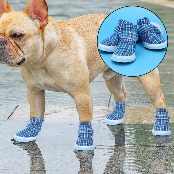 4Pcs Pet Shoes, NonSlip Dog Shoes, Breathable Pet for Dog Wish