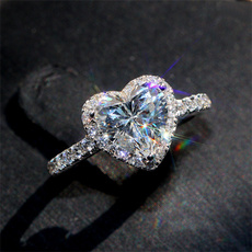 Heart, DIAMOND, heartshapedring, wedding ring