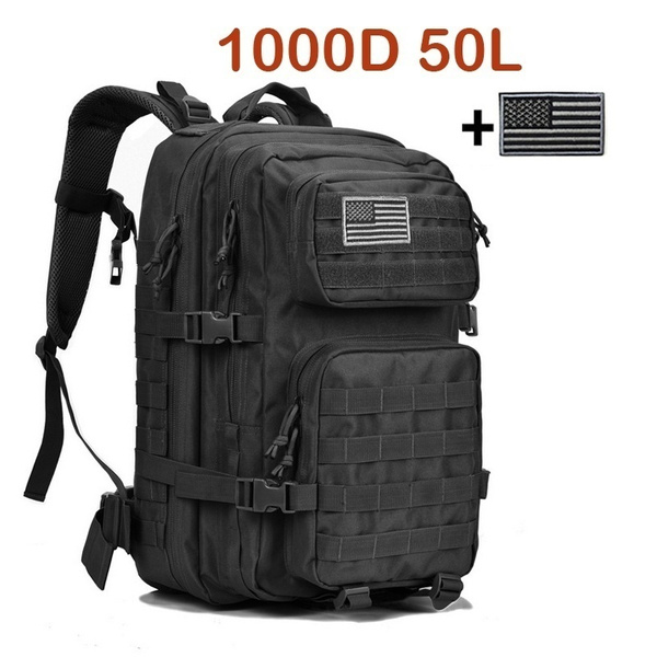 50L 1000D Nylon Waterproof Backpack Outdoor Military Tactical