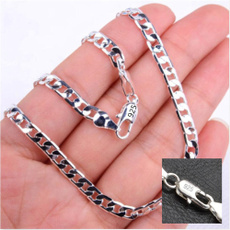 Sterling, Sideways, Silver Jewelry, necklaces for men