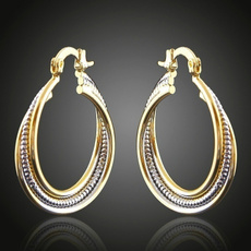 goldplated, Earring, Fashion, Jewelry