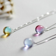 Sterling, Jewelry, Colorful, Waterdrop