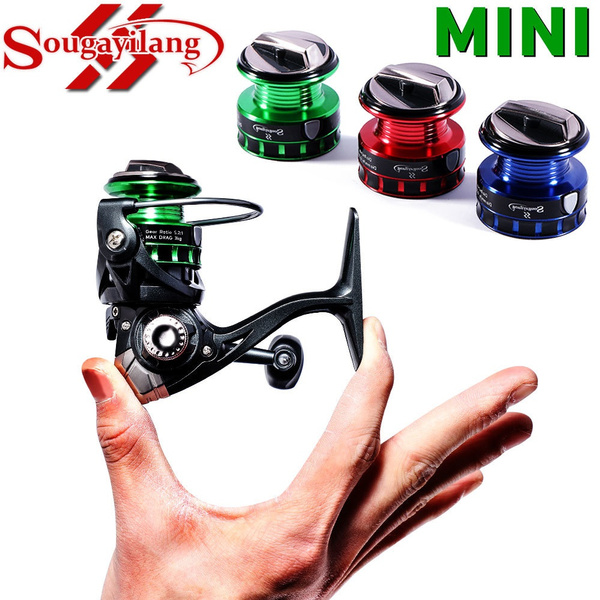 Buy Mini Spinning Reel 5.2:1 Spinning Reel Ice Fishing Reel