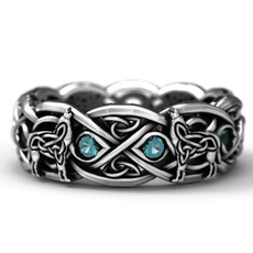 Celtic, Fashion, Jewelry, 925 silver rings