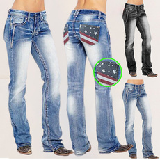Fashion, pants, american flag, Denim