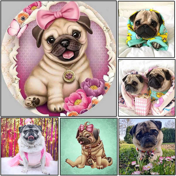 5D Diamond Painting Little Puppy and Presents Kit