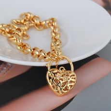 Heart, Fashion, Jewelry, Chain