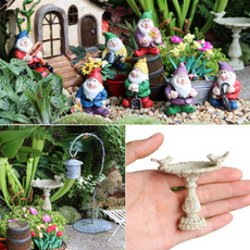 Mini, Garden, Ornament, resincraft