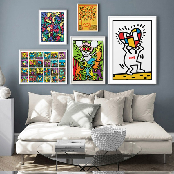 Street Pop Art Posters And Prints For Living Room Abstract