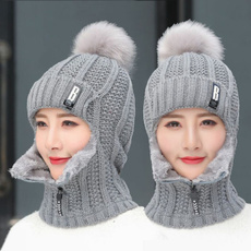 hats for women, pompomshat, Gel, knitted