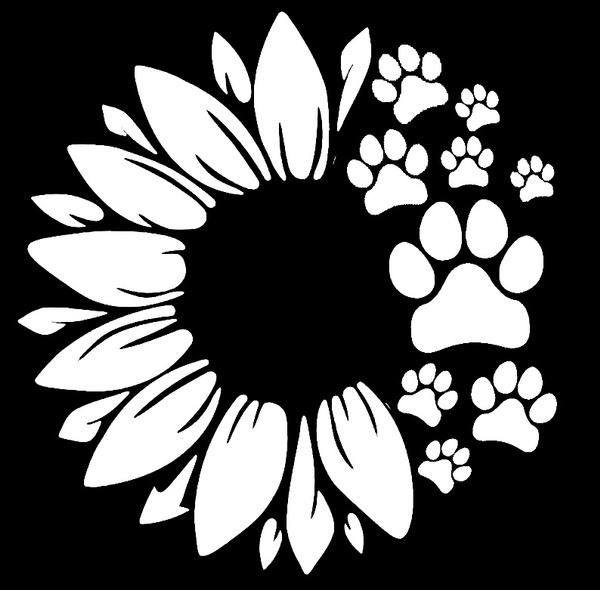 Paper & Party Supplies Bumper Stickers Paw Print Sticker Dog Paw Print