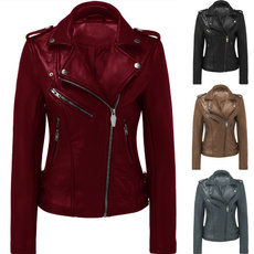 motorcyclecoat, autumnwinter, Plus Size, Winter