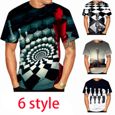 Mens T Shirt, Fashion, Chess, Sleeve