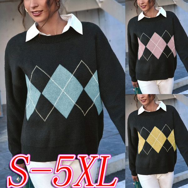 Argyle sweaters clearance for ladies