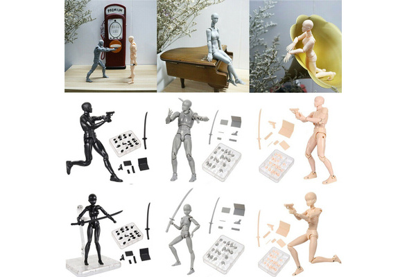 Body Doll Male/Female Flexible Action Figure Model Archetype For Painting Drawing  Sketch Anime Figures Jointed Doll Model Man Woman Painting Artist Drawing  Sketch Mannequin Manikin