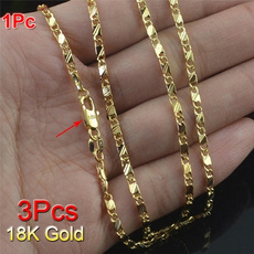 Chain Necklace, Fashion, Jewelry, gold