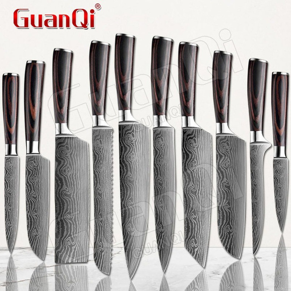 Wholesale 11 PCS Stainless Steel Chef Bread Slicing Santoku Paring Tomato Boning  Knife Set High Quality Kitchen Knives Set - China Kitchen Knife and Kitchen  Knife Set price