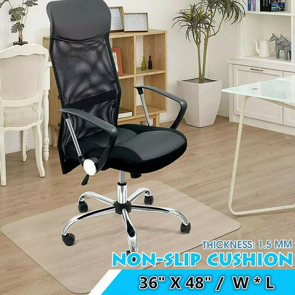 PVC Plastic Non Slip Home Office Chair Desk Mat Floor Computer Carpet Protector 