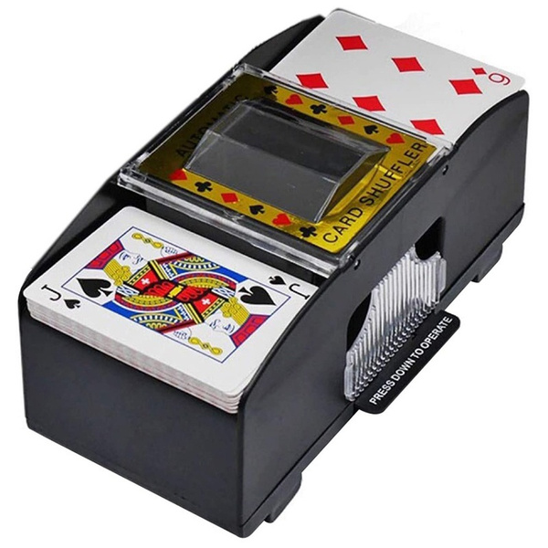 Automatic Card Shufflers Machine 2 Deck Electronic Poker Card Shuffling