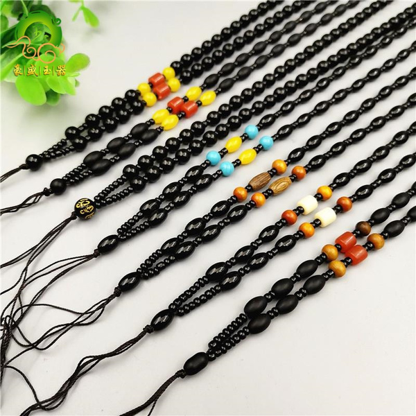 Necklace Rope Men's and Women's Fashion Rope Necklace Hanging Rope Pendant