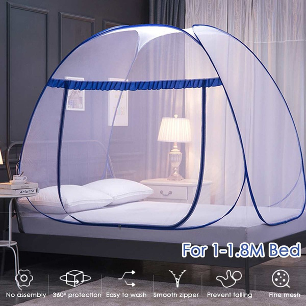 Portable Automatic Pop~ Up Mosquito Net Installation-free Foldable ...