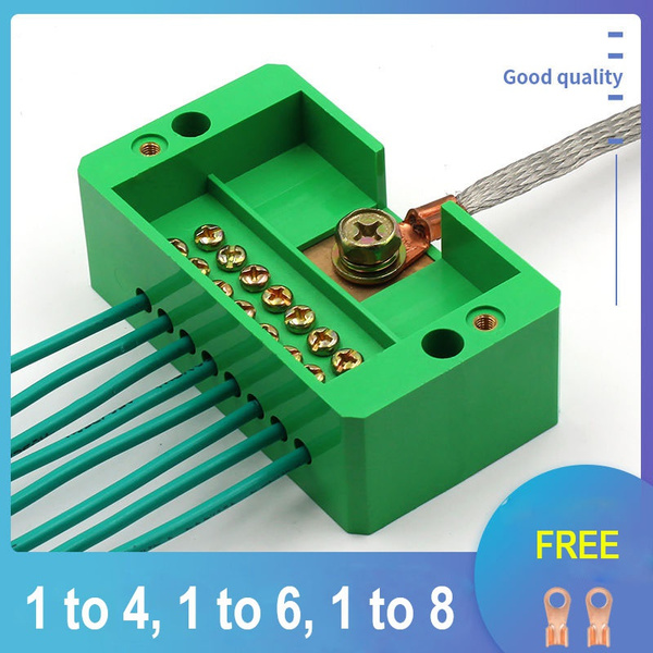 Power Distribution Terminal Block For Computer Power Distribution Terminal Block Kit with Free Lugs - 660V 40A | Wish